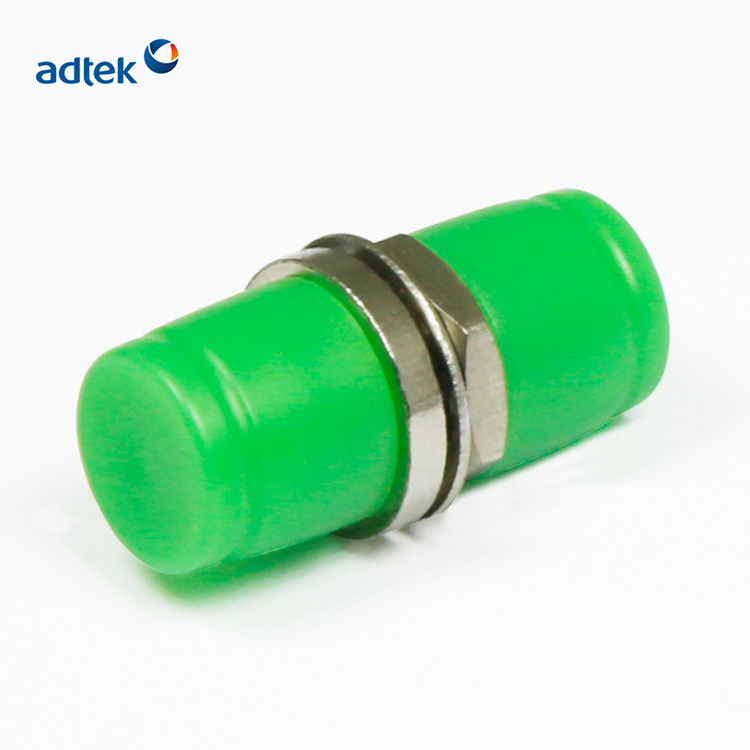 FC/APC-FC/APC  Simplex Singlemode Metal Fiber Optic Adapter Small Round