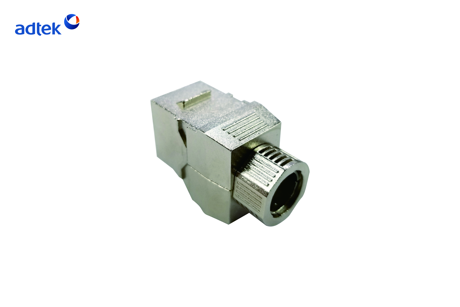CAT8 FTP Shielded Copper Module Tool-free 3U Top And Bottom Open End With Rotating Wire Retainer