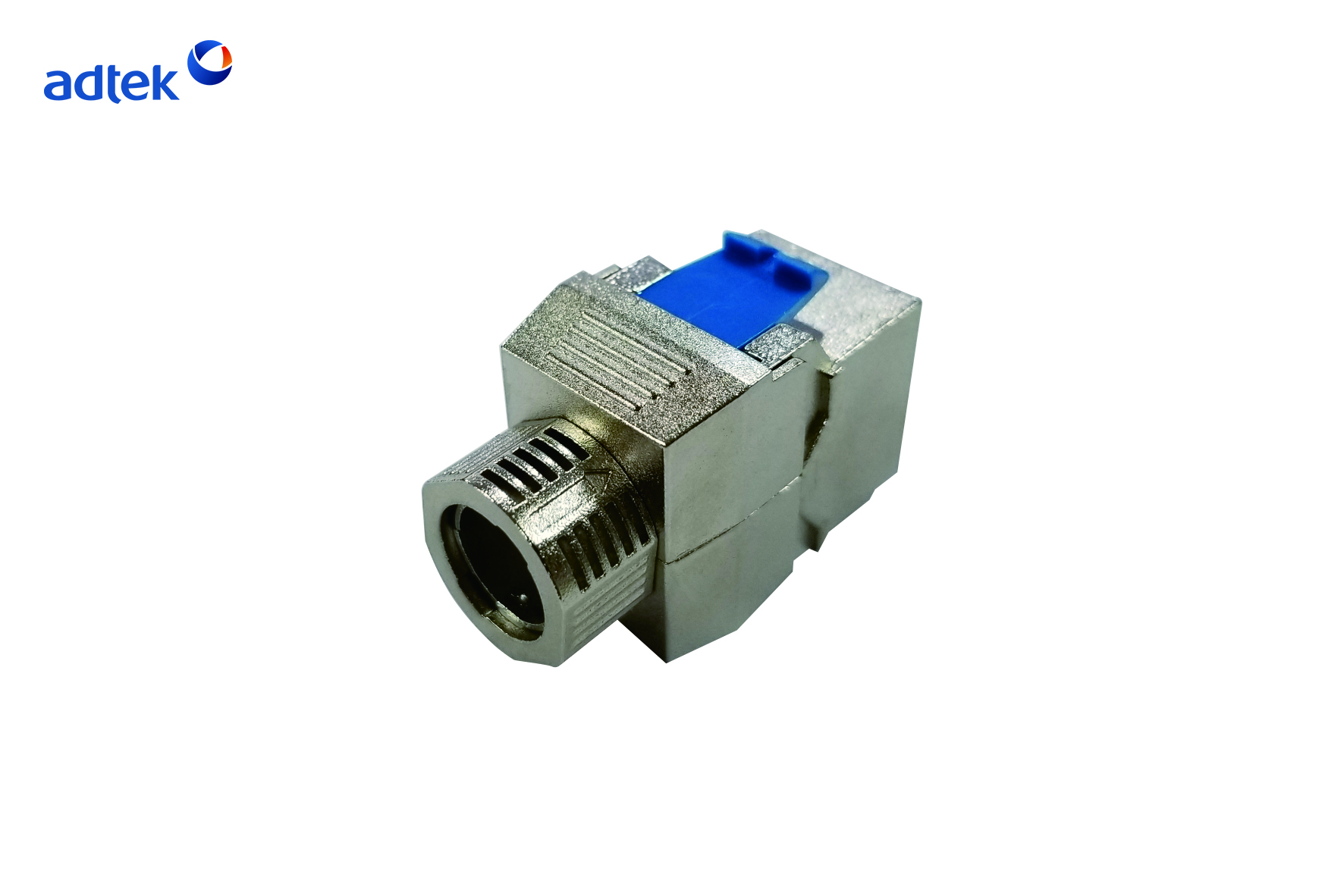 CAT8 FTP Shielded Copper Module Tool-free 3U Top And Bottom Open End With Rotating Wire Retainer